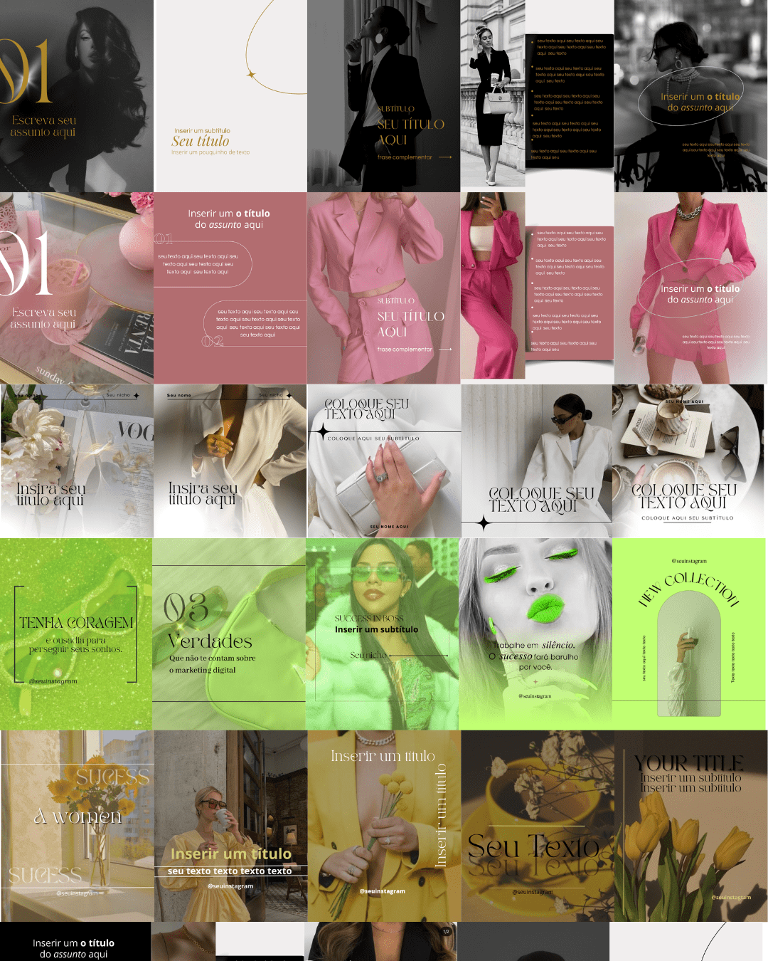 Pack Minimalista Colors (2)